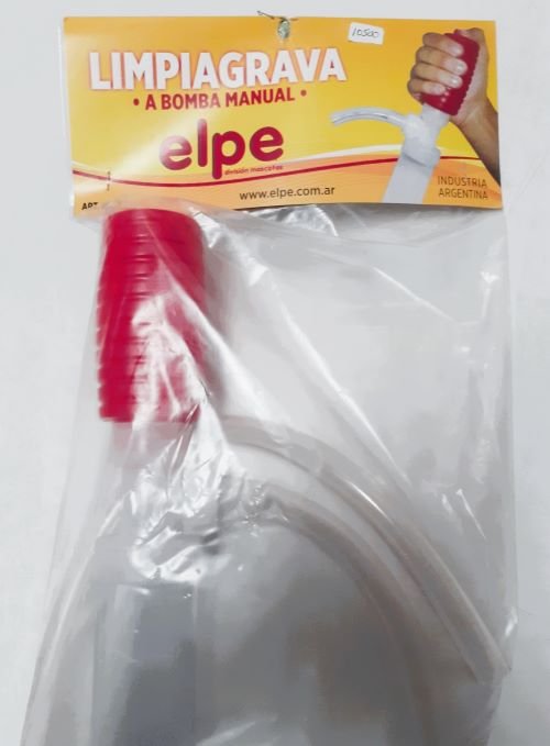 Limpia Grava Sifón Elpe Manual Bomba 30 Cm Pecera-Acuario