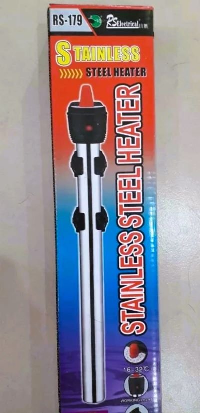Calefactor Acero Inox Sumergible Rs-179 100w Acuario