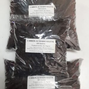 Carbón Activado Natural Vegetal Por 250 Gs.